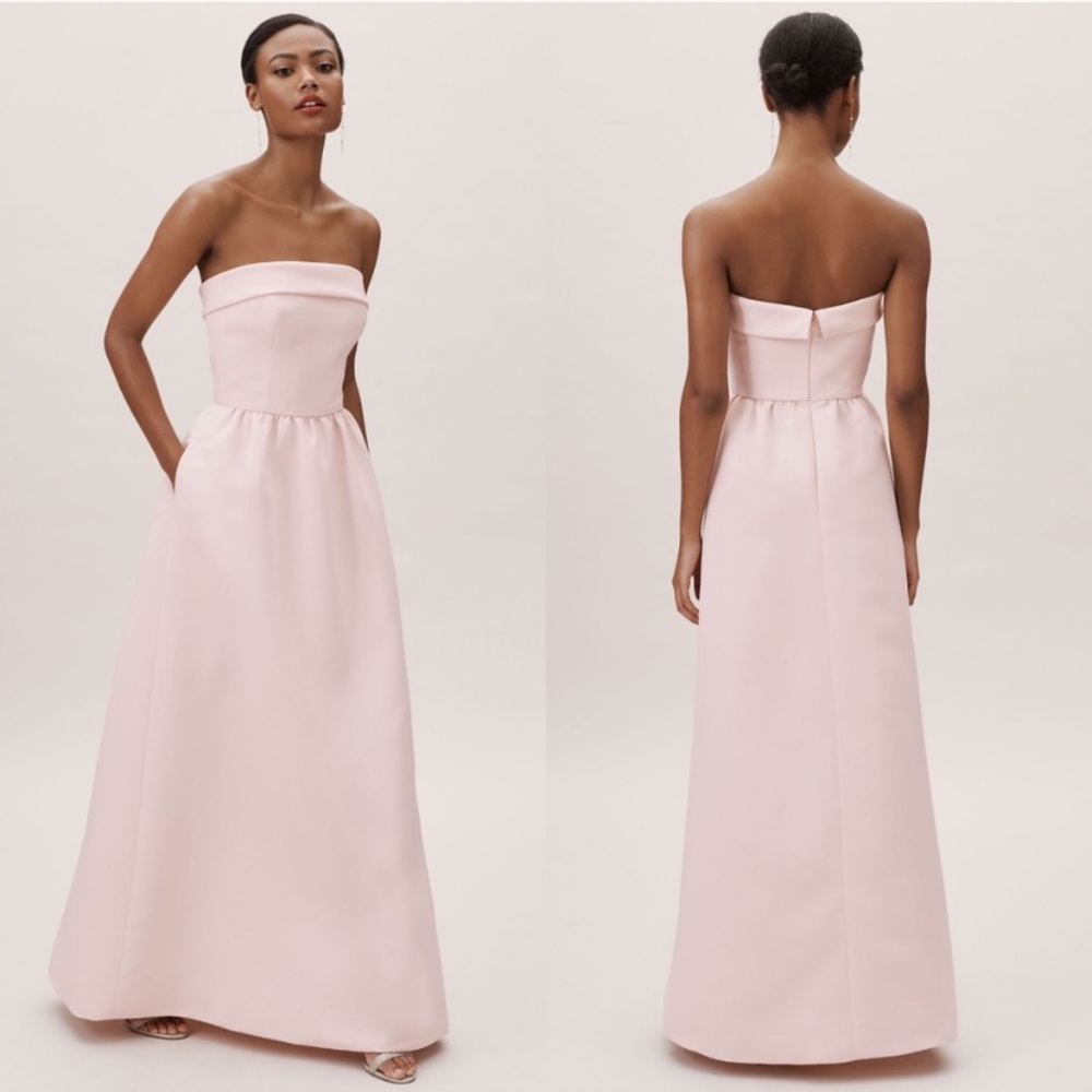 BHLDN Amsale Rene Dress Ballet Pink